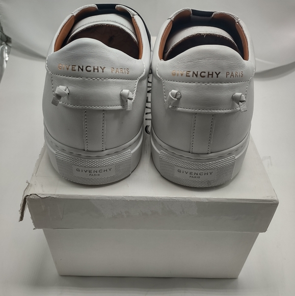 Givenchy Men's Urban Street Sneakers w/Webbing, black/white - Size EU 45/12 - Picture 8 of 14